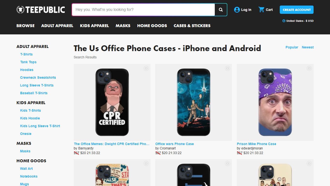 The Us Office Phone Cases - iPhone and Android | TeePublic